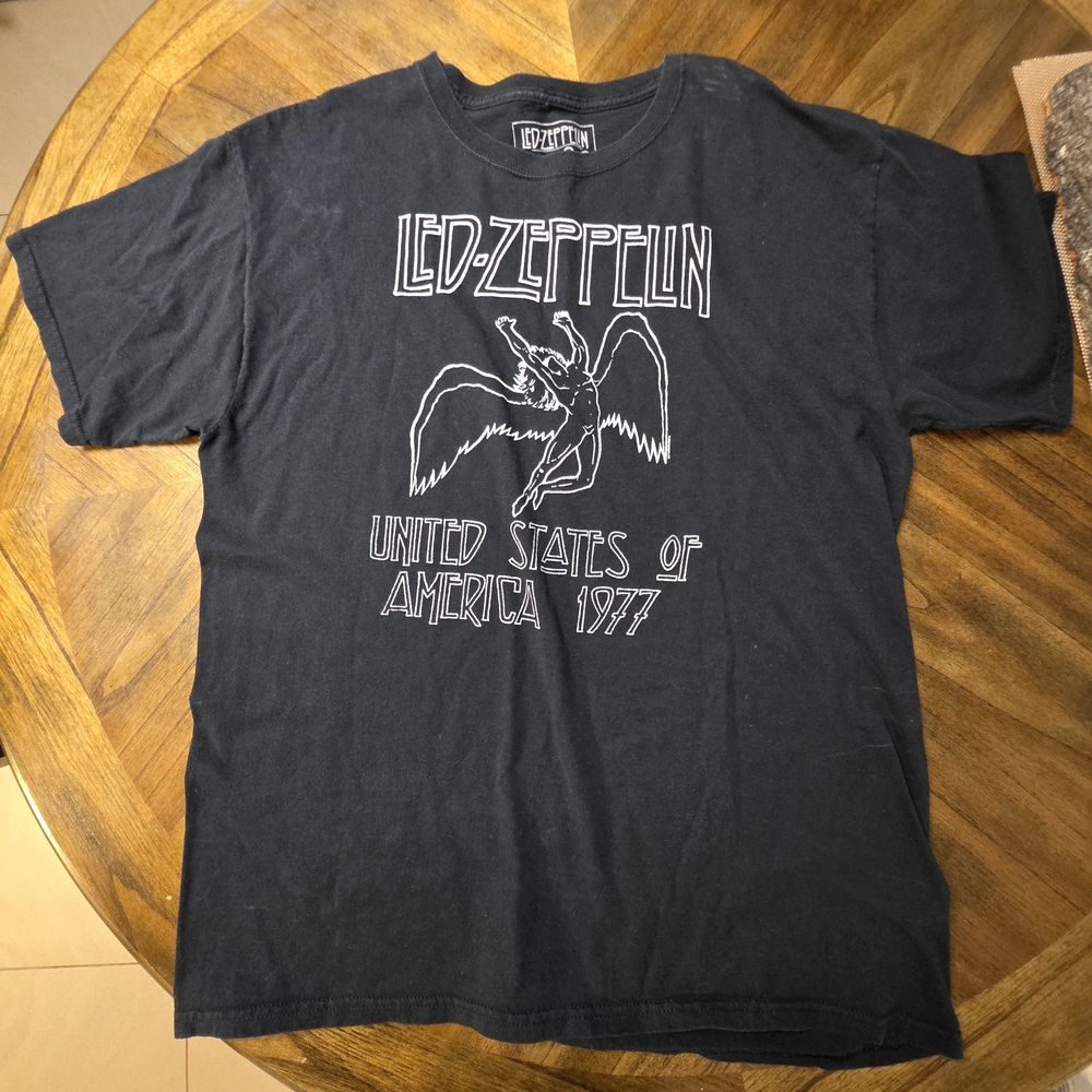 Led Zeppelin Black Graphic T-Shirt